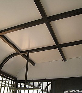 就伍吉採光罩大雅遮雨棚施工實例2