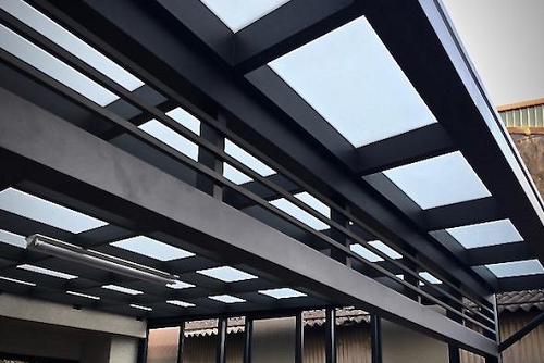 就伍吉採光罩在大雅地區設計安裝的採光罩實例