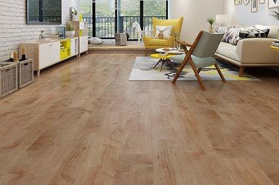 SPC地板堅硬耐磨層的材質特寫