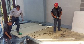 鐵皮屋隔熱工程施工現場圖
