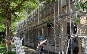 蔡氏鷹架台中港鷹架工程實績照片1